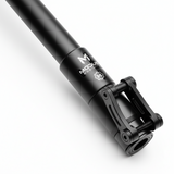 Ensemble de tube de direction - (avec autocollant) Noir, vue principale de face, accessoire et composant d'origine compatible PURE pour véhicule de mobilité urbaine.