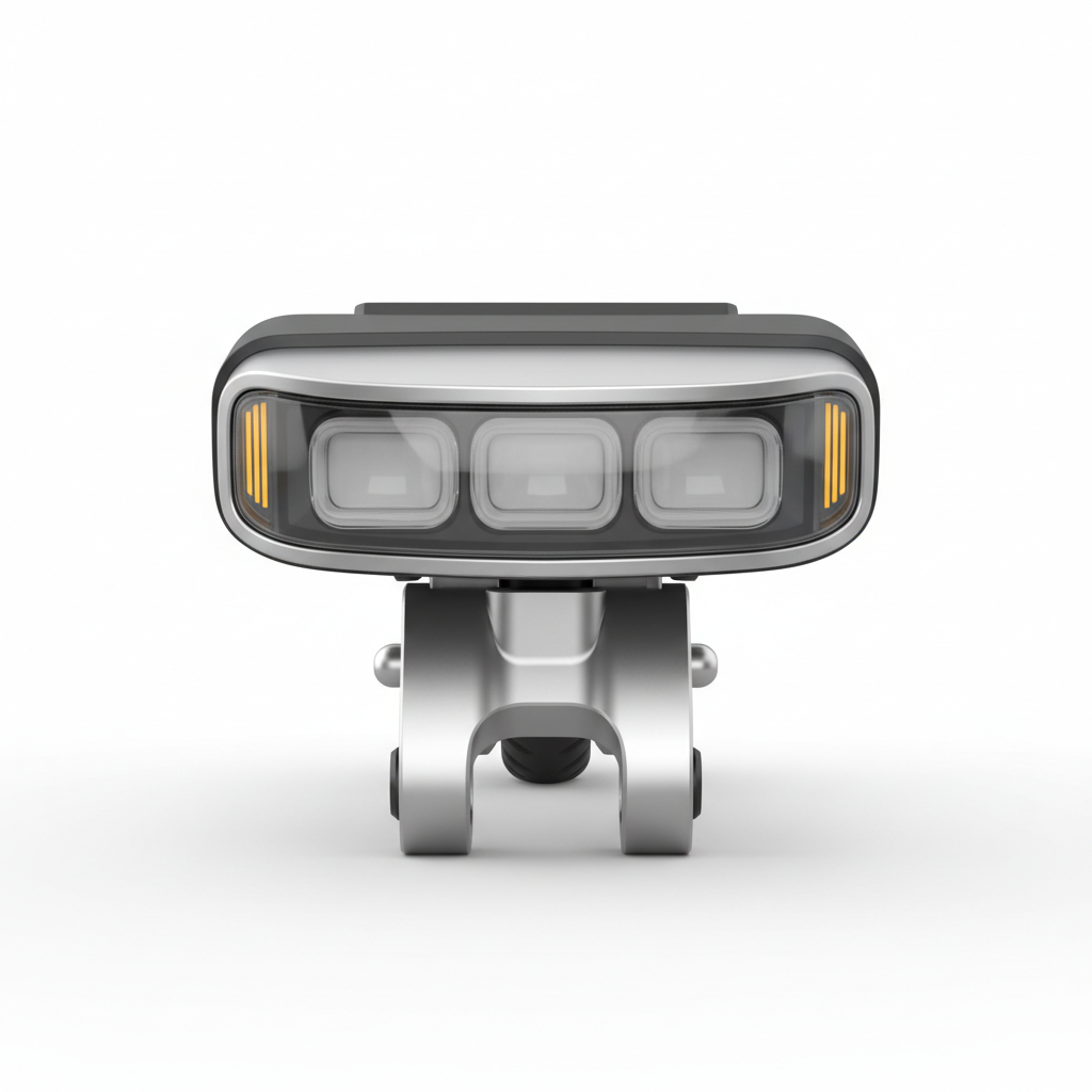 Ensemble feux avant - Gamme suspension Air 5, vue principale de face, accessoire et composant d'origine compatible PURE pour véhicule de mobilité urbaine.