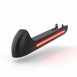 Ensemble garde-boue arrière et éclairage, vue principale de face, accessoire et composant d'origine compatible PURE pour véhicule de mobilité urbaine.