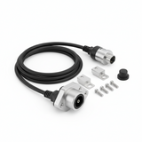 Ensemble port de charge - 48 V, vue principale de face, accessoire et composant d'origine compatible PURE pour véhicule de mobilité urbaine.