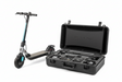 Escape Pro + Boite et inserts, vue principale de face, accessoire et composant d'origine compatible PURE pour véhicule de mobilité urbaine.