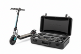 Escape Pro + Boite et inserts, vue principale de face, accessoire et composant d'origine compatible PURE pour véhicule de mobilité urbaine.