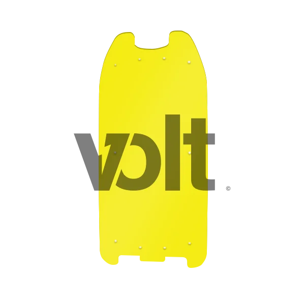 CARBON REVO DOUBLURE DE DECK 3MM JAUNE - DUALTRON 1/RAPTOR