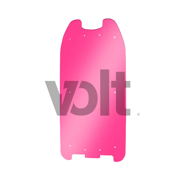 CARBON REVO DOUBLURE DE DECK 3MM ROSE TRANSLUCIDE - DUALTRON 1/RAPTOR