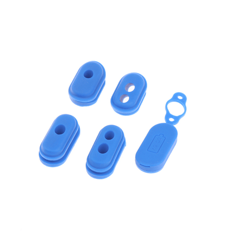 Câbles en caoutchouc colorés pour scooter Xiaomi M365 – pa couleur : bleu
