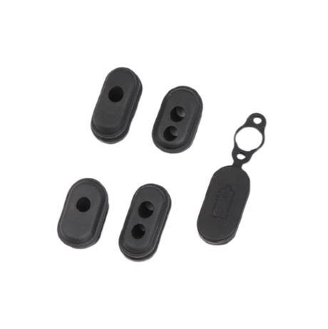Câbles en caoutchouc colorés pour scooter Xiaomi M365 – pa couleur : noir