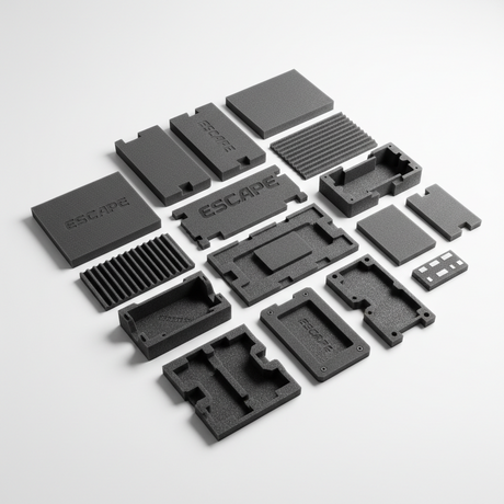 Kit de mousse de batterie Escape, vue principale de face, accessoire et composant d'origine compatible PURE pour véhicule de mobilité urbaine.