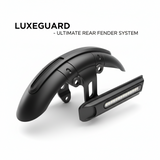 Kit garde-boue arrière, vue principale de face, accessoire et composant d'origine compatible PURE pour véhicule de mobilité urbaine.