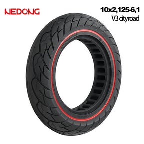 Roue pleine 10×2.125-6.1 V3 Rouge [Nedong]