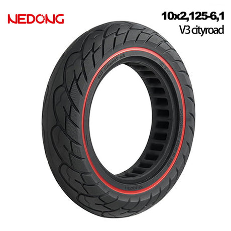 Roue pleine 10×2.125-6.1 V3 Rouge [Nedong]