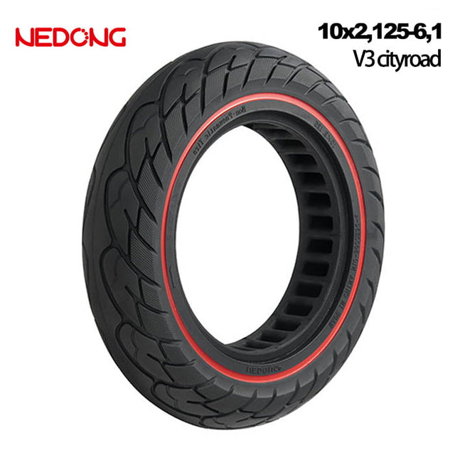 Roue pleine 10×2.125-6.1 V3 Rouge [Nedong]