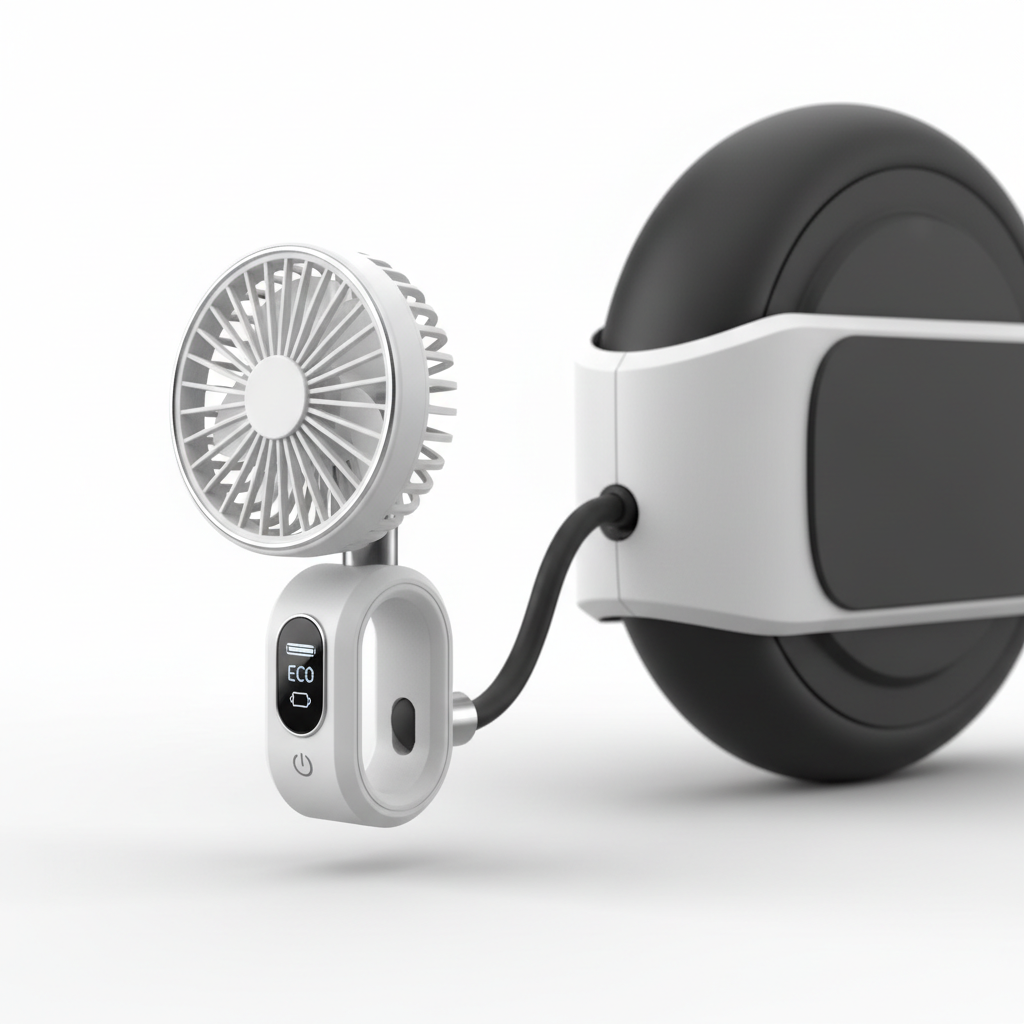 Mini Ventilateur Inmotion V10, vue principale de face, pièce de rechange certifiée (Monocycle électrique) compatible Blueway pour véhicule de mobilité urbaine.