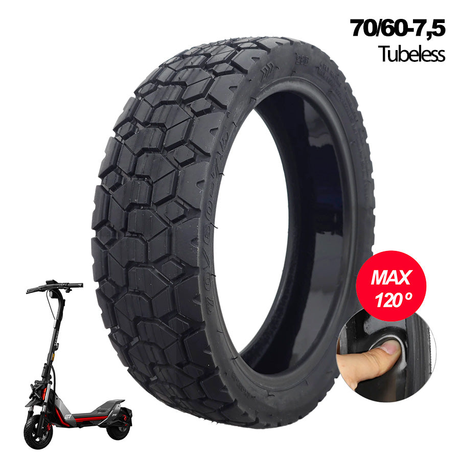 Pneu 70/60-7,5 avec GEL pour Ninebot ZT3 Pro Tubeless