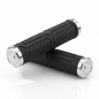 Paire de poignées de guidon 104 mm - Noir, vue principale de face, accessoire et composant d'origine compatible PURE pour véhicule de mobilité urbaine.
