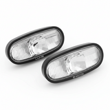 Paire de réflecteurs avant, vue principale de face, accessoire et composant d'origine compatible PURE pour véhicule de mobilité urbaine.