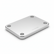 Plaque de base, vue principale de face, accessoire et composant d'origine compatible PURE pour véhicule de mobilité urbaine.