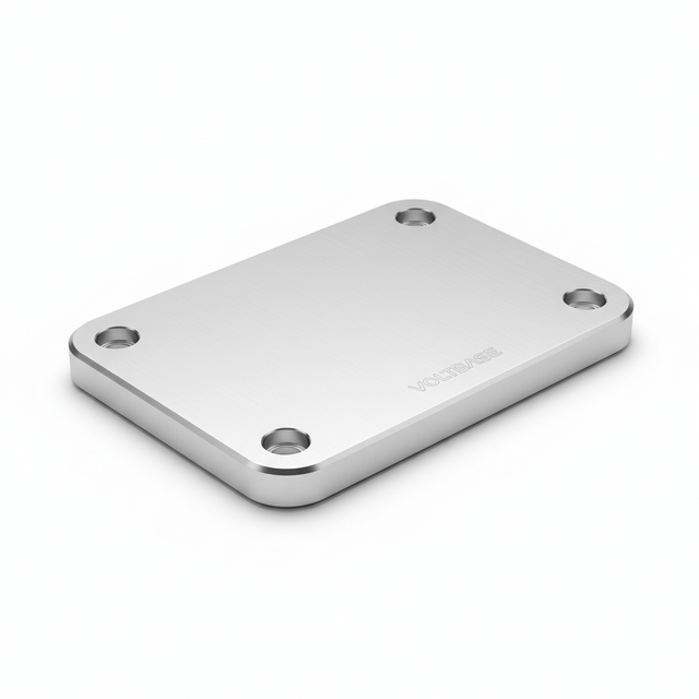 Plaque de base, vue principale de face, accessoire et composant d'origine compatible PURE pour véhicule de mobilité urbaine.