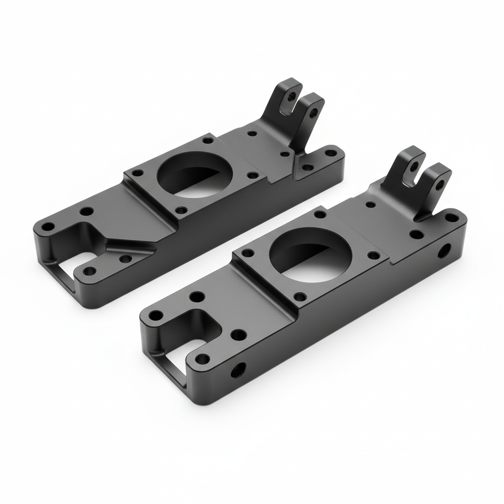 Plaque de support gauche et droite - Noir, vue principale de face, accessoire et composant d'origine compatible PURE pour véhicule de mobilité urbaine.