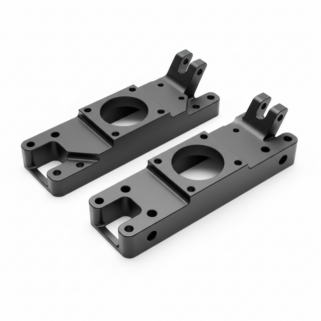 Plaque de support gauche et droite - Noir, vue principale de face, accessoire et composant d'origine compatible PURE pour véhicule de mobilité urbaine.
