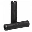Grip droit en silicone noir – 2 unités