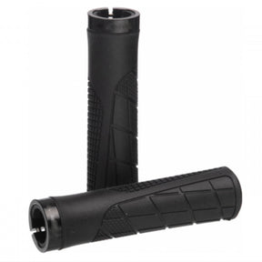 Grip droit en silicone noir – 2 unités