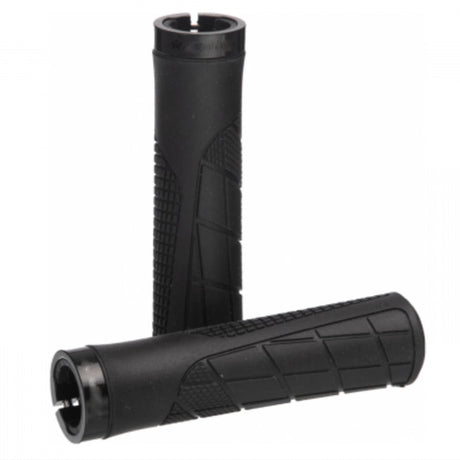 Grip droit en silicone noir – 2 unités