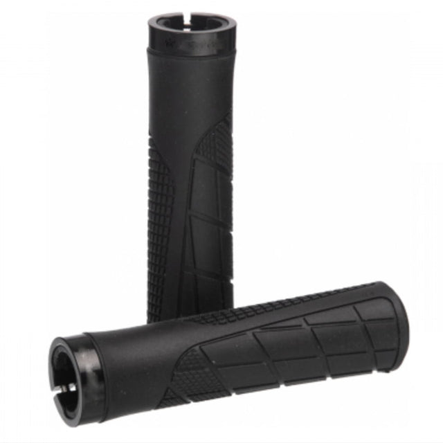 Grip droit en silicone noir – 2 unités
