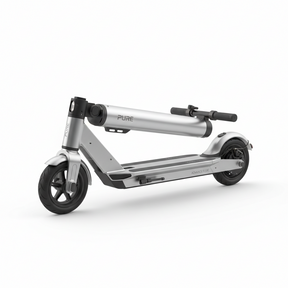 PURE Advance Flex Platine Argent, vue principale de face, accessoire et composant d'origine compatible PURE pour véhicule de mobilité urbaine.