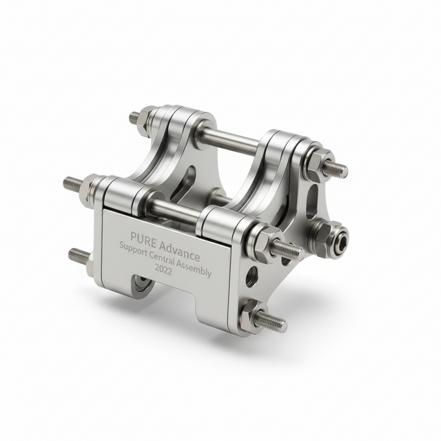 PURE Advance SUPPORT CENTRAL ASSY 2022 OS, vue principale de face, accessoire et composant d'origine compatible PURE pour véhicule de mobilité urbaine.