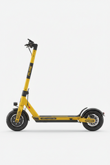 PURE Air5 Suspension Ultra Jaune, vue principale de face, accessoire et composant d'origine compatible PURE pour véhicule de mobilité urbaine.