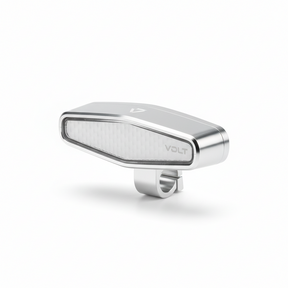 Réflecteur avant, vue principale de face, accessoire et composant d'origine compatible PURE pour véhicule de mobilité urbaine.