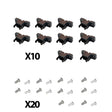 Support de feu arrière pour scooter Xiaomi (pack 10)