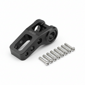 Support de verrouillage arrière et vis, vue principale de face, accessoire et composant d'origine compatible PURE pour véhicule de mobilité urbaine.