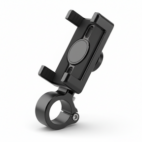 Support mobile pour vélo avec rotation à 360° permettant de fixer un smartphone sur le guidon avec un maintien sécurisé et une orientation réglable.