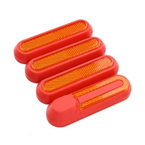 Couverture latérale réfléchissante pour scooter Xiaomi – pa couleur : rouge