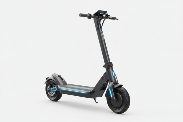 Trottinette électrique Dualtron Mini Limited 52V 13Ah d'occasion avec moteur puissant, suspension avant et arrière et design compact noir.