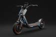 Trottinette électrique Leaperkim Oryx transformable avec design tout-terrain, grandes roues, suspension renforcée et structure pliable.